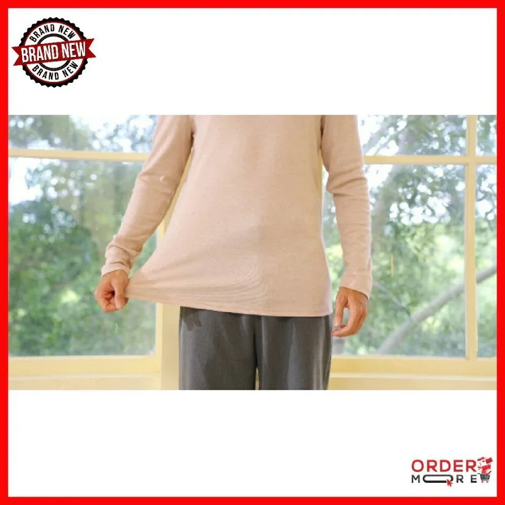 Men's Slim Fit Mock Neck Long Sleeve Shirts 4 Pack Cotton Spandex Thermal